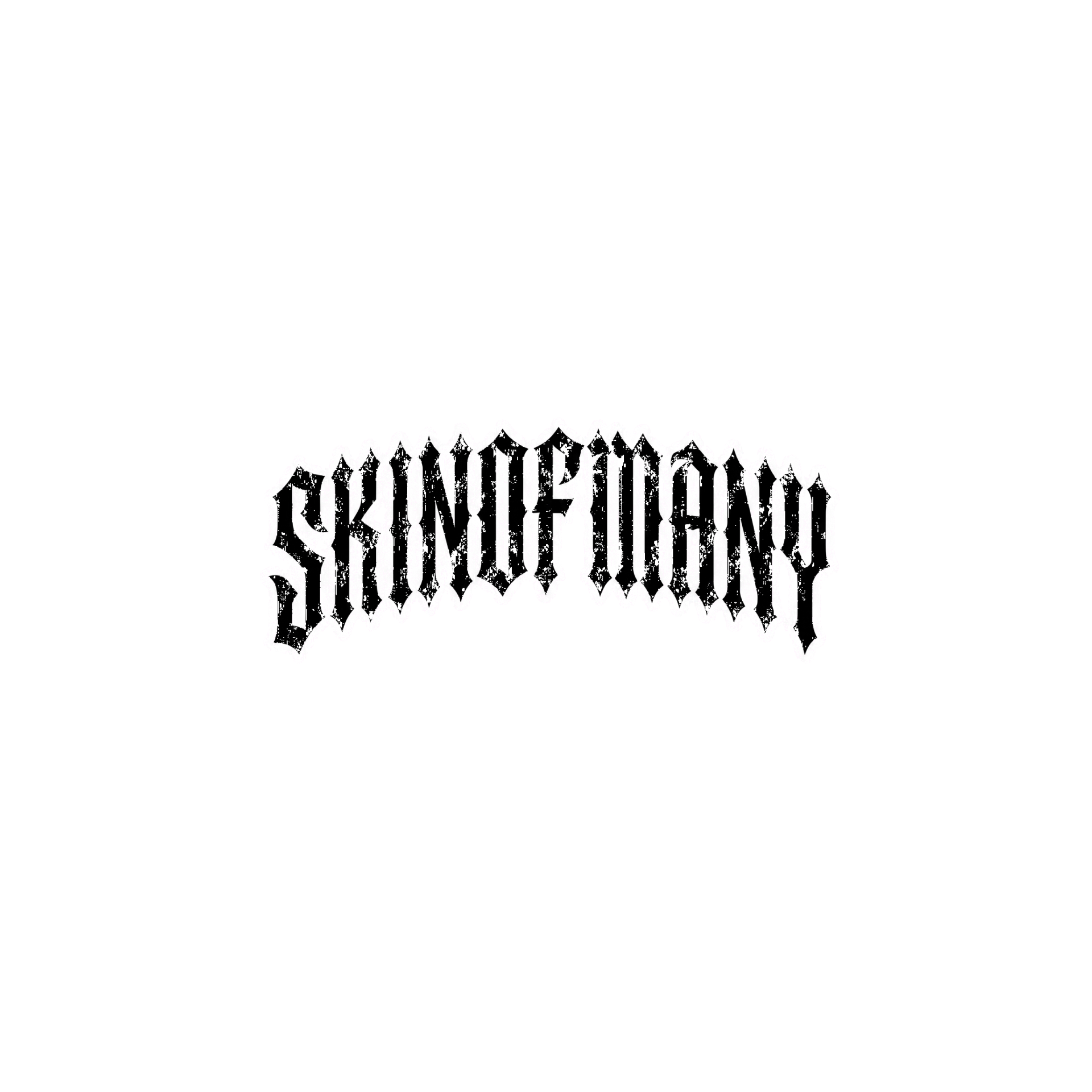 Skin of Many wordmark